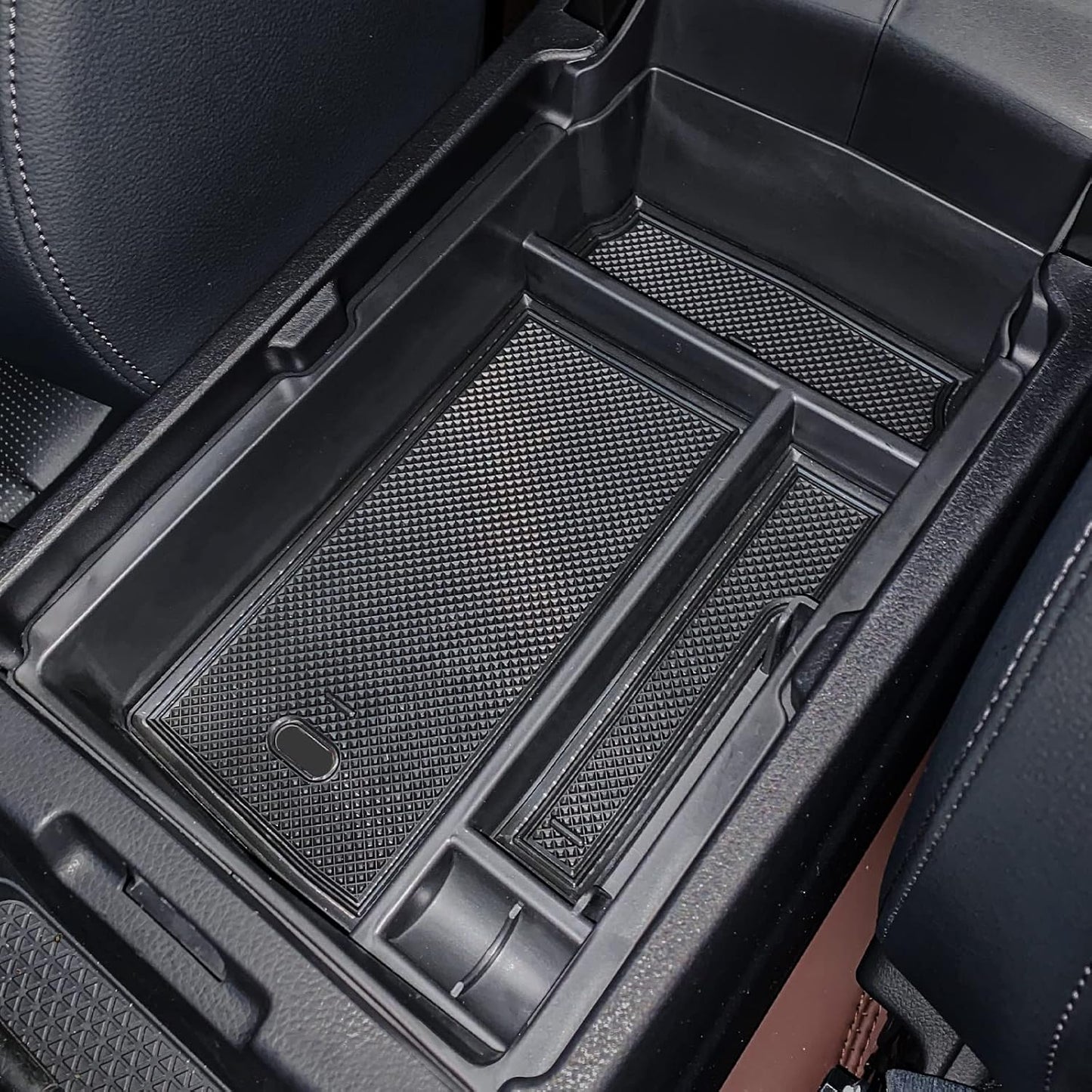 2PCS Center Console Organizer Tray and Armrest Storage Box Compatible with 2026 2025 2024 2023 Honda CRV Accessories Insert Secondary Storage Box with ABS Material