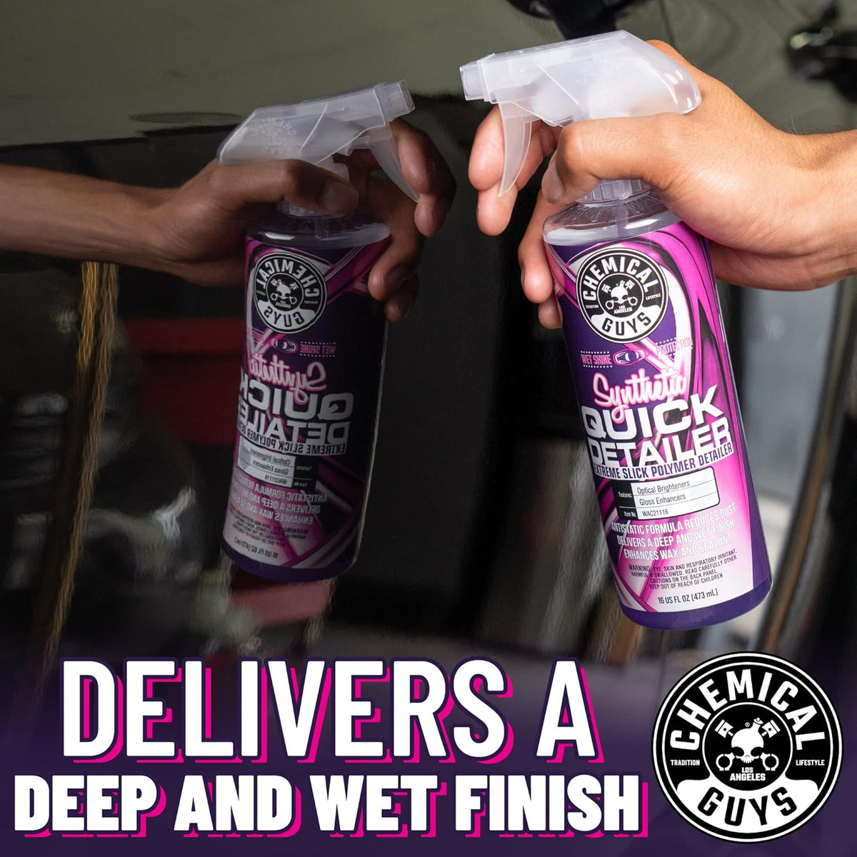 Chemical Guys, Synthetic Quick Detailer Spray, High Gloss & Slick, 16 oz