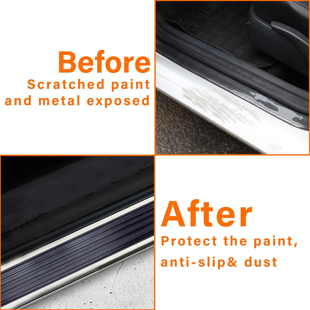BFXM Door Threshold Protection Black 6cm, BFXM-CDTP-Bk6