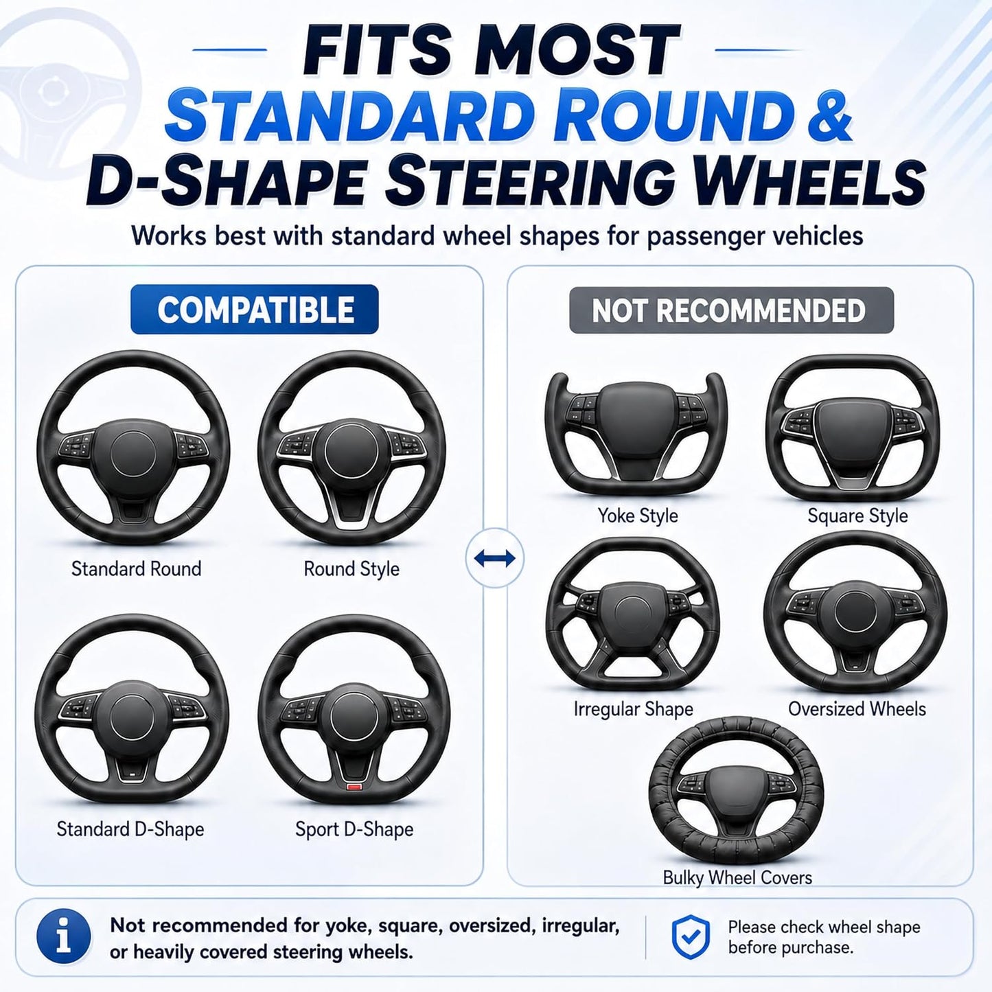 2-in-1 Steering Wheel Tray and Car Laptop Desk with Seat Gap Organizer | Carbon fiber look for working, eating or tablet use, fits standard round steering wheels,use only while safely parked