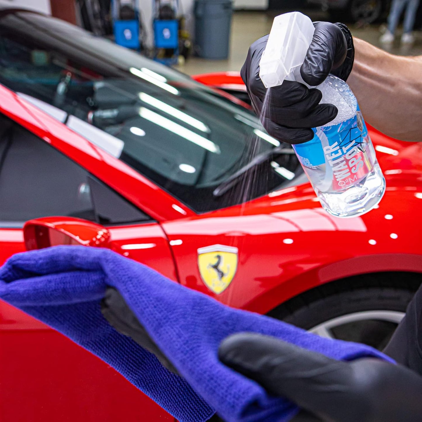 GYEON Water Spot Remover for Paint Safe Use on Ceramic Coating Hard Water Stain Cleaner Mineral Deposit Dissolver Auto Detailing Chemical Protects Finish Enhances Gloss Easy Panel by Panel Application