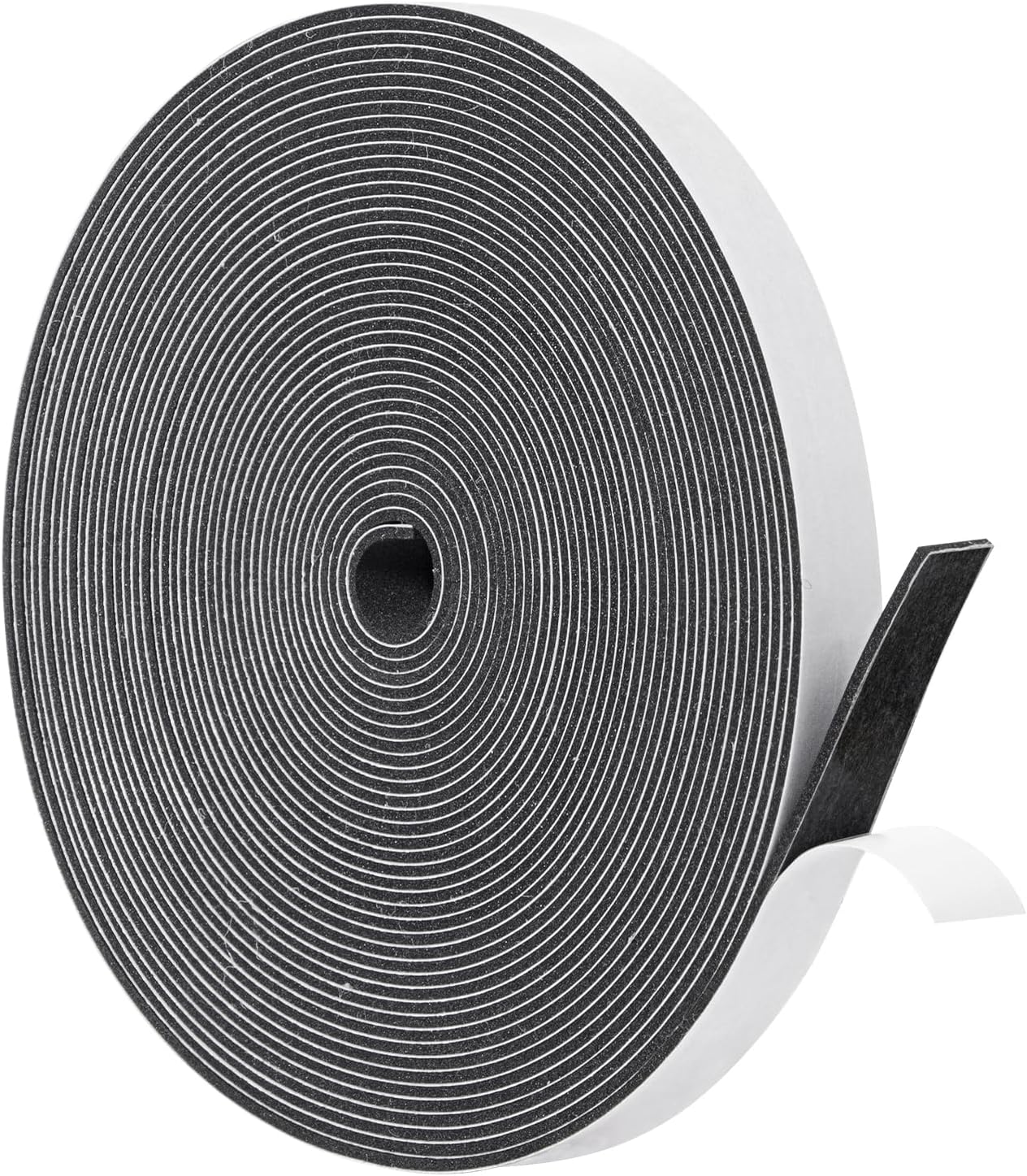 Yotache High Density Foam Tape Neoprene Weather Stripping 1/2" x1/16 for Door Insulation, Soundproofing, Rattle, Total 33 Feet Long