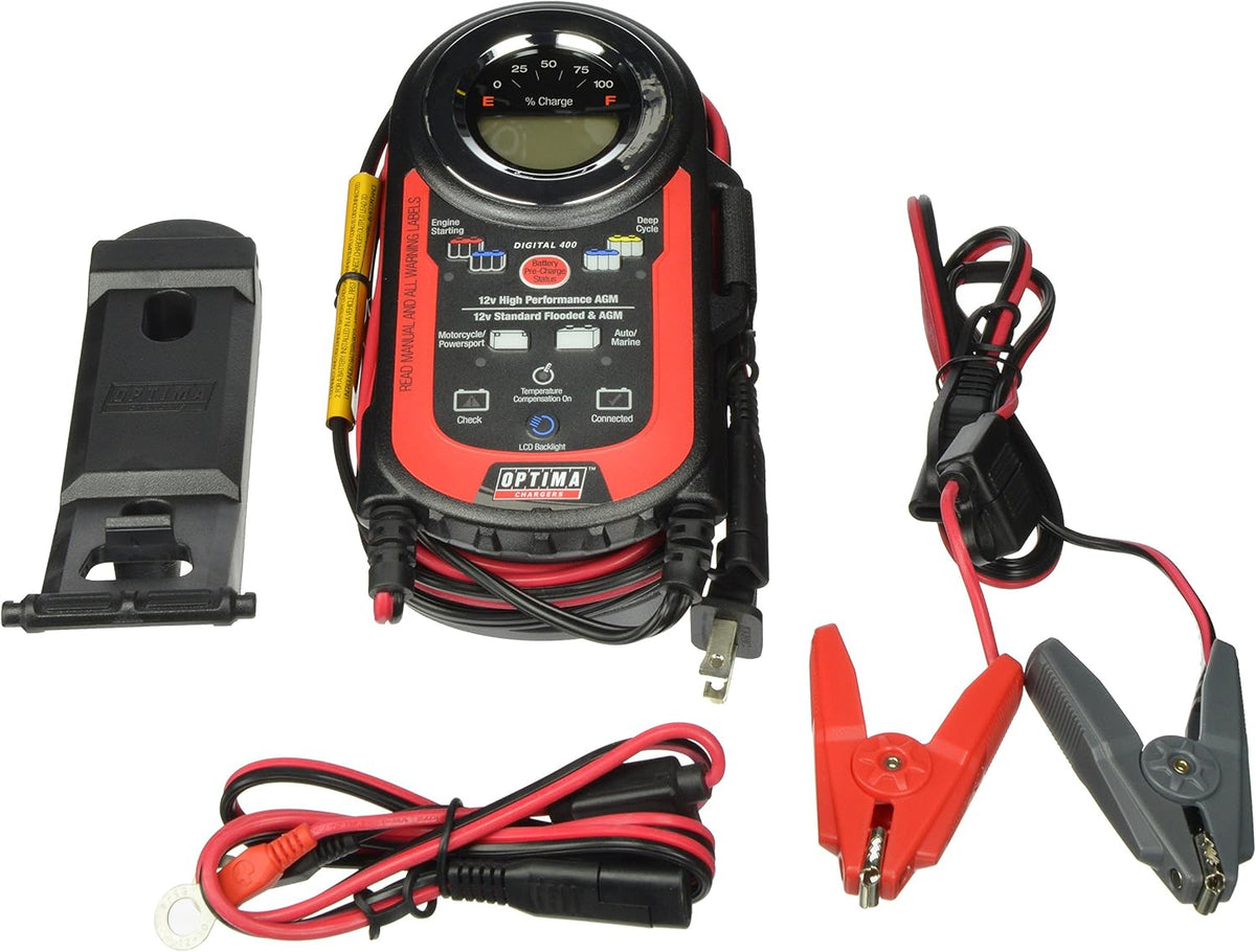 OPTIMA® Batteries Digital 400+ 12 Volt Battery Maintainer and Charger