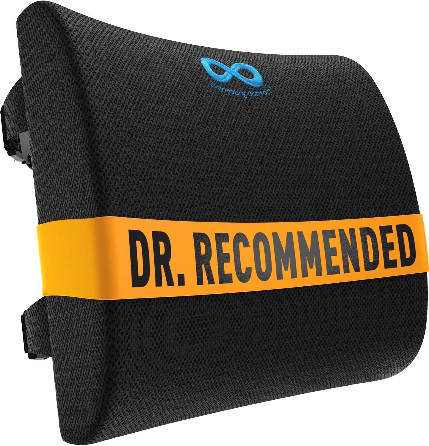 Everlasting Comfort The Original Lumbar Support Pillow for Office Chair - Improves Posture, Promotes Back Pain Relief - Superior Back Support for Gaming and Desk Chairs - Lumbar Pillow for Car, Couch