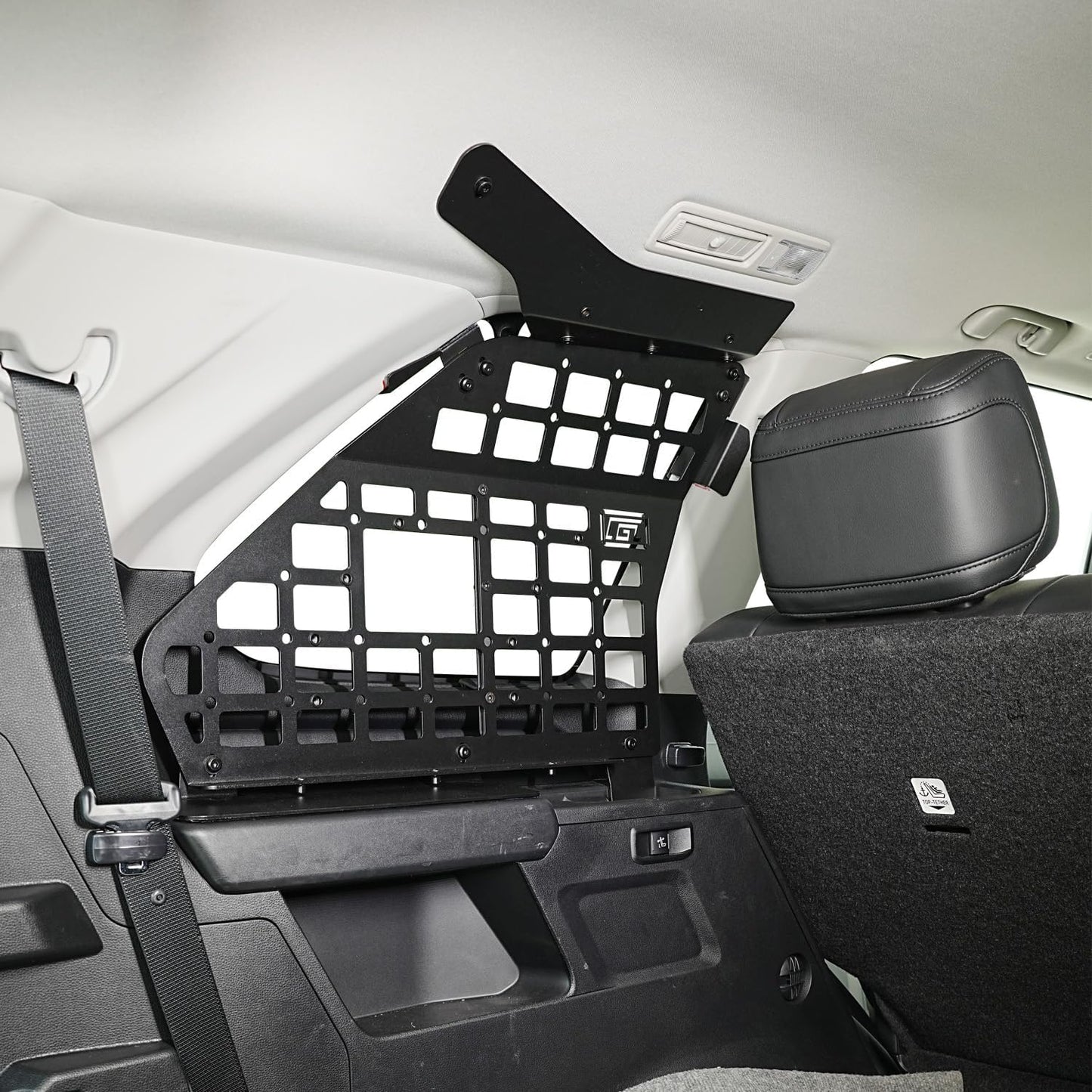 HIGH FLYING Car Accessories for Toyota Sequoia 2023 2024 2025 2026 Modular System Storage Molle Panels Trunk Shelf Storage Trunk Organizer Aluminum Alloy (Side Panel+Roof Panel)