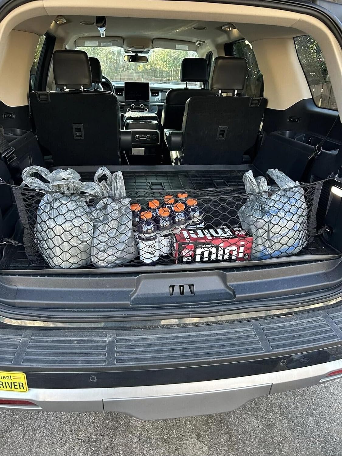 Rear Trunk Organizer Cargo Net for Ford Expedition 2018–2026 – Envelope Style Cargo Net for SUV – Premium Mesh Car Trunk Organizer Vehicle Carrier Storage – Compatible with Expedition