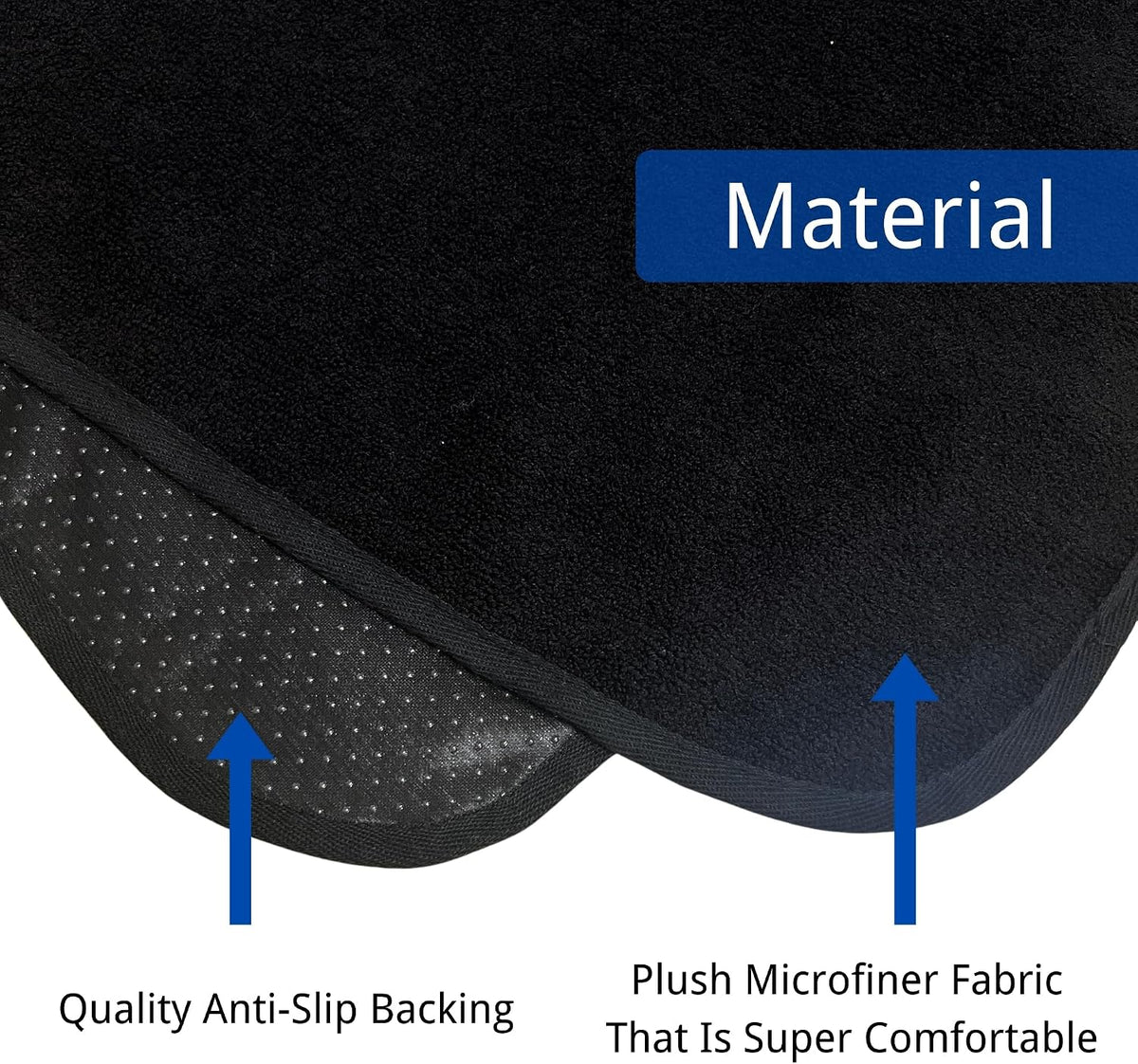 Waterproof Car Seat Cover for Front Seats, Protector for Cars SUVs Trucks, Sweat Towel Seat Covers Bucket for Gym,Workout,Beach,Hiking,Running (Black, 1PC)