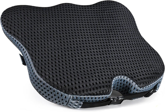 Wedge Car Seat Cushion for Driving for Better Visibility & Sciatica Relief