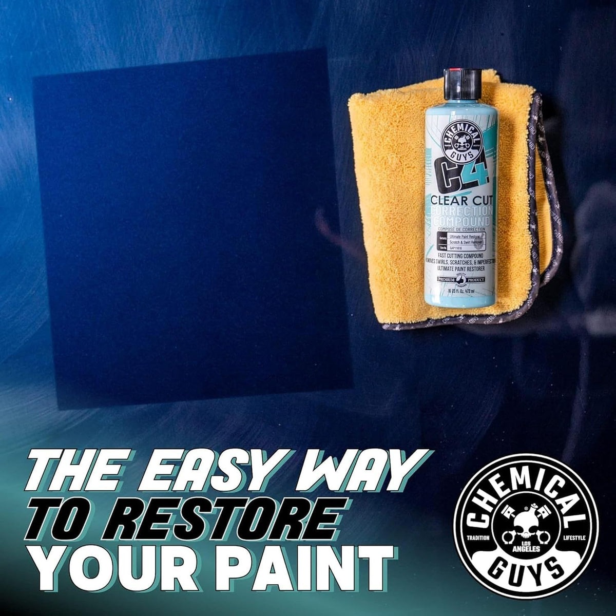 Chemical Guys, C4 & P4 Compound & Polish Paint Correction Kit, 2 x 16 oz