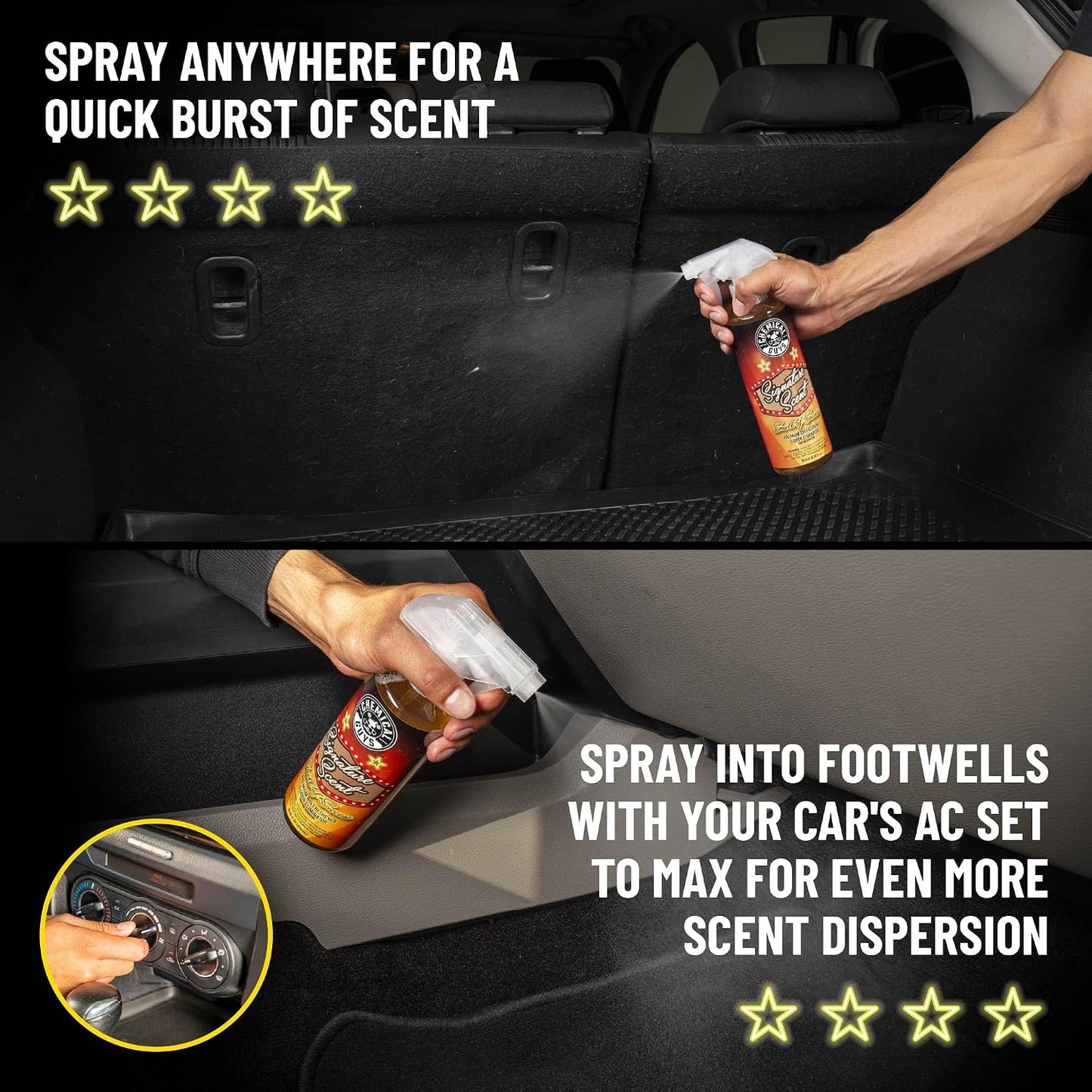 Chemical Guys Signature Scent Smell of Success Premium Air Freshener, 16 oz | Odor Eliminator for cars, trucks, SUVs, motorcycles, home and office, great for RVs