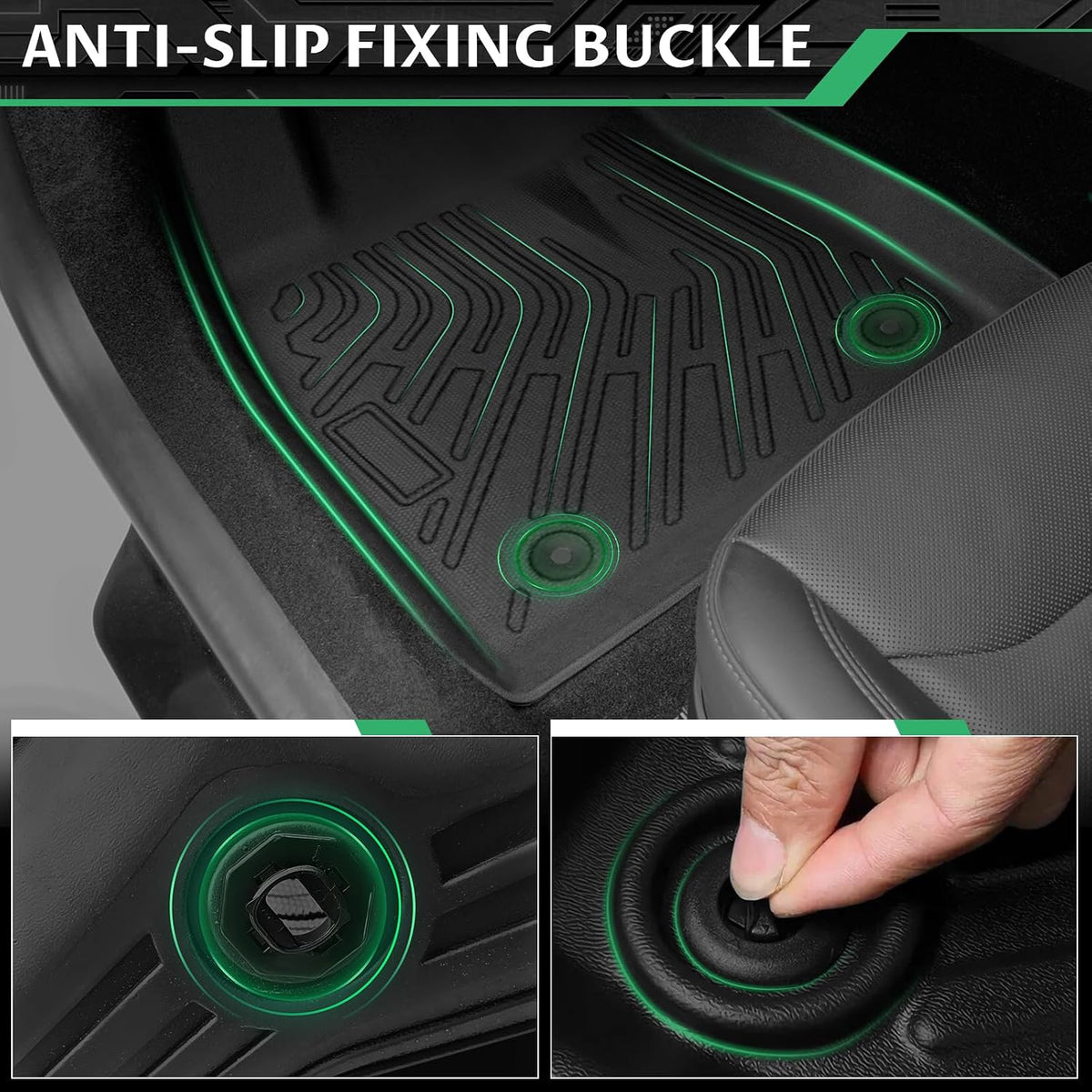 Floor Mats for Chevy Malibu 2013-2015,Also for 2016Chevrolet Malibu Limited