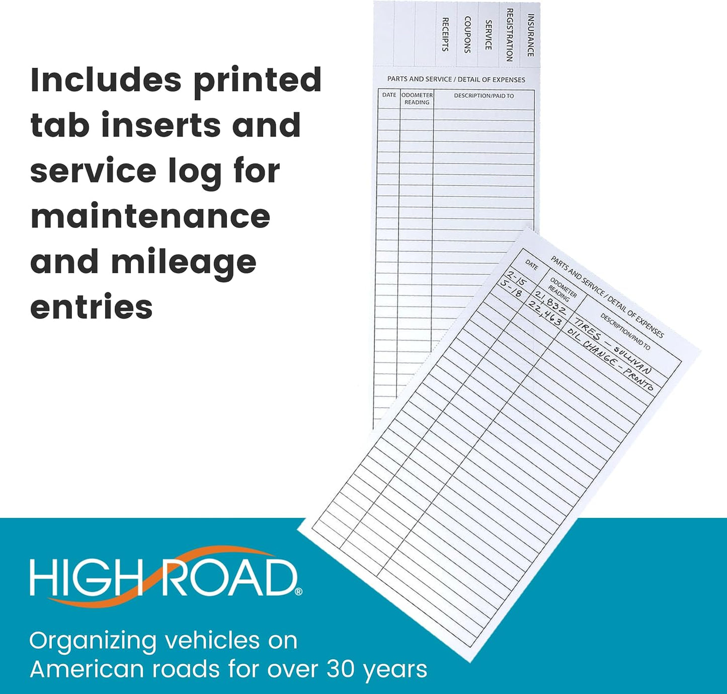 High Road Glove Box Organizer - Insurance and Registration Holder for Car Documents and Paperwork - Expandable Front Seat Organizer with Card Pockets