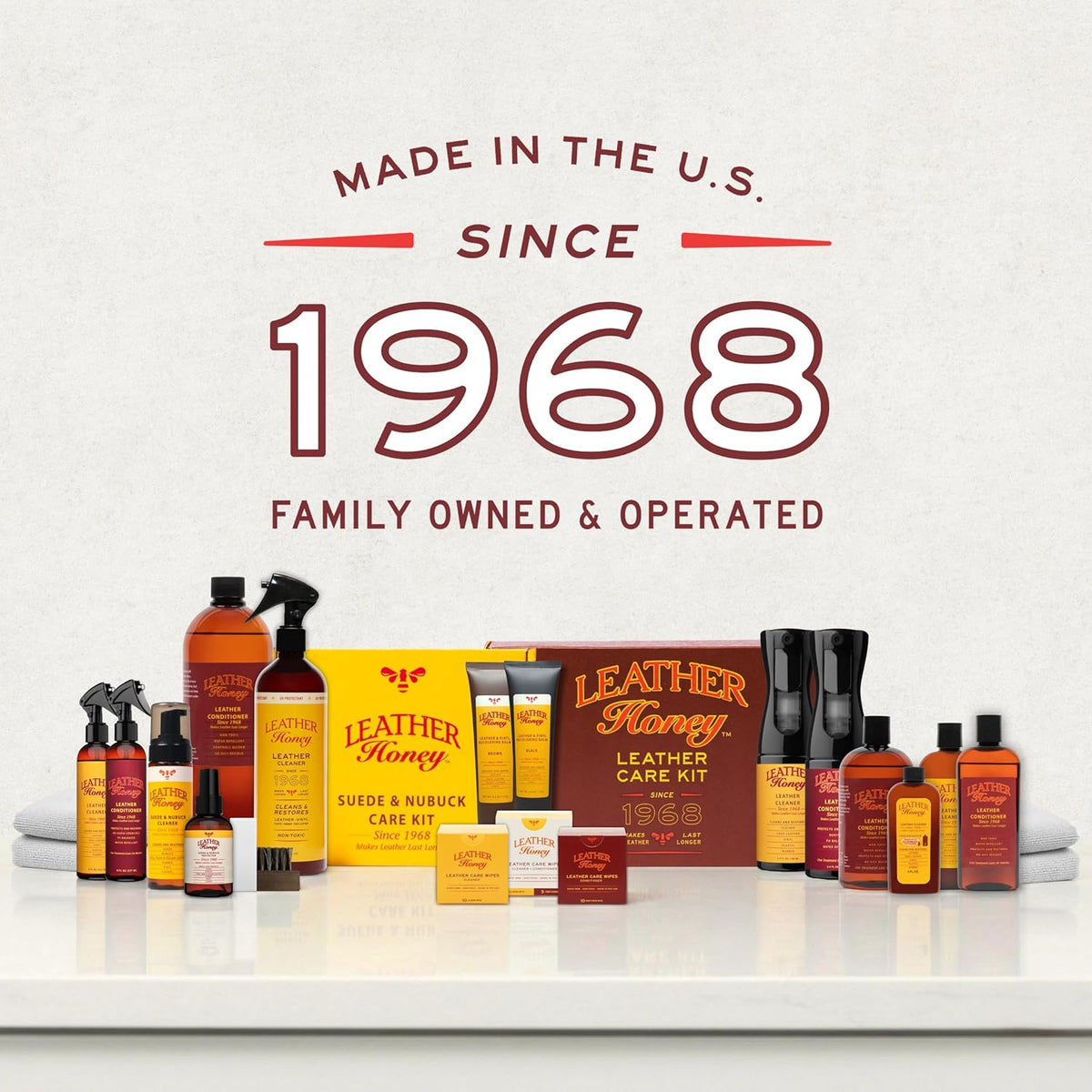 Leather Honey Complete Leather Care Kit – Non-Toxic, Made in USA