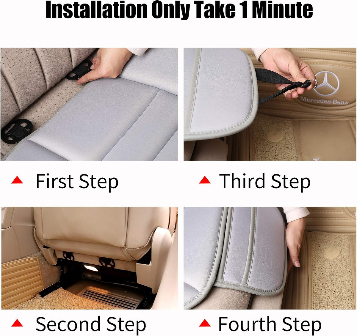 Lofty Aim Car Seat Cushion for Driving, Memory Foam Driver Seat Cushion