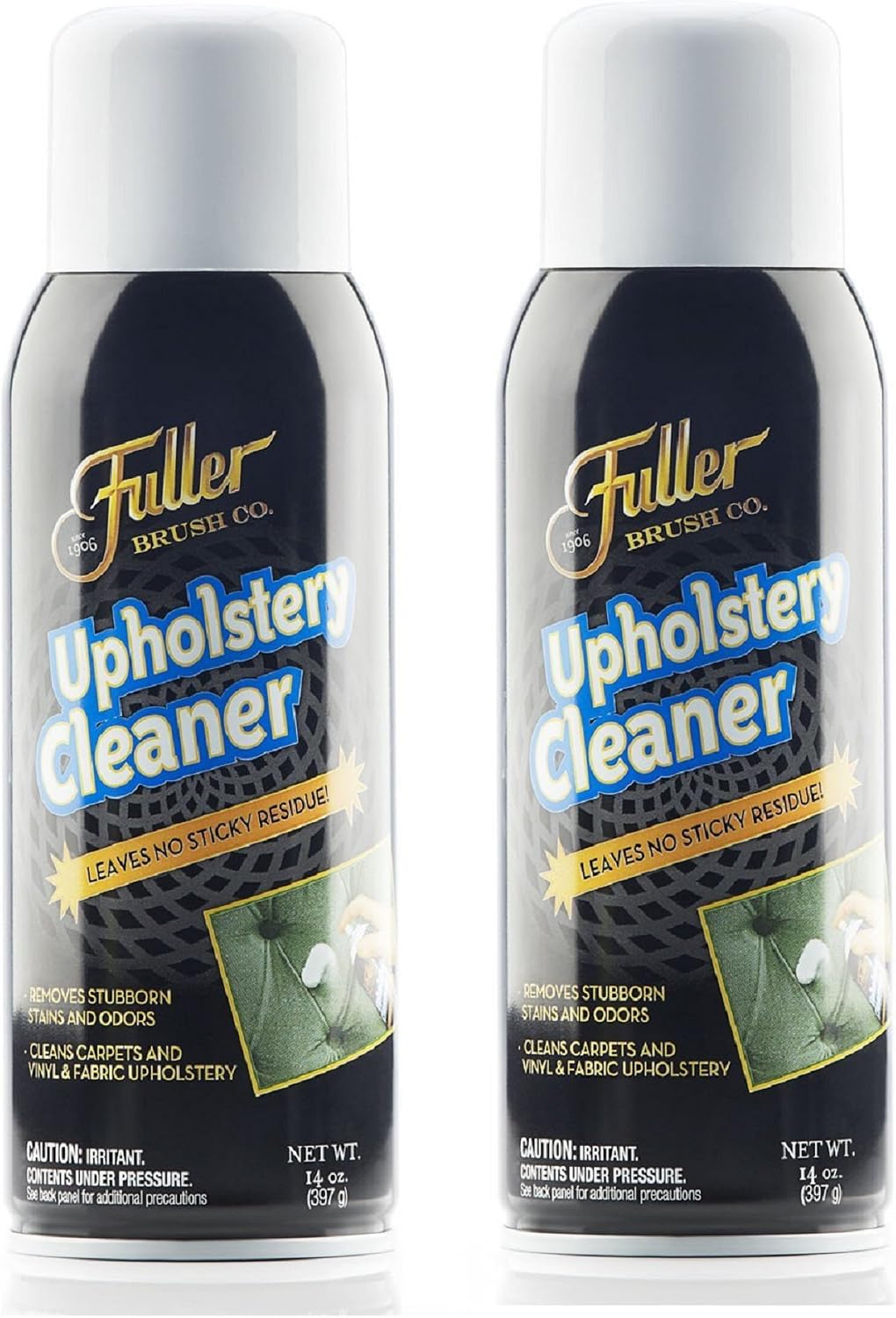 Fuller Brush Upholstery Cleaner – Foaming Multi-Surface Spray for Fabric, Carpet, Vinyl & Car Seats – Removes Stains & Odors Without Residue – Restores & Refreshes – 22 oz (Pack of 1)