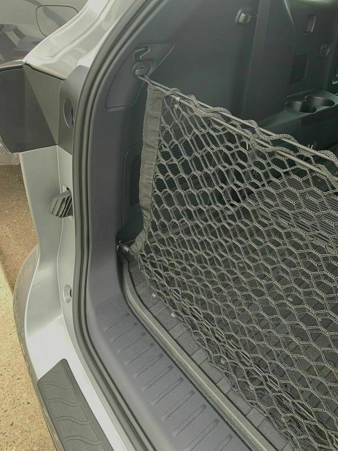 Trunk Organizer Cargo Net for Toyota Highlander 2014–2025 – Envelope Style Cargo Net for SUV – Premium Mesh Car Trunk Organizer Vehicle Carrier Storage–Compatible with Highlander
