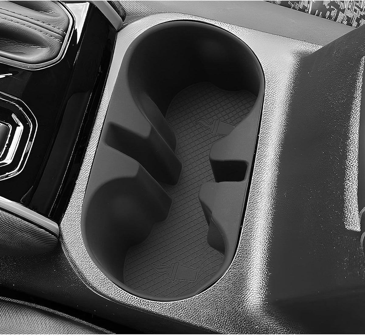 LUWU 2025 2026 Colorado Center Console Cup Holder Compatible with 2023 2024 2025 2026 Chevrolet Colorado & GMC Canyon Interior Accessories Center Console Silicone Material Cup Holder Insert