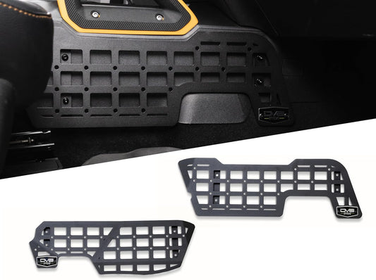 DV8 Center Console Molle Panels for 2021-2026 Ford Bronco Quick Gear Mount | Access & Accessories, Durable Steel Construction, Black Powder Coat Finish, Driver & Passenger Side Panels Included