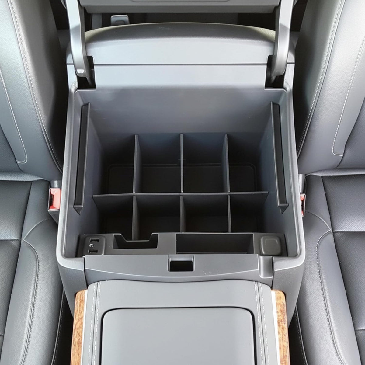 Vehicle OCD - Center Console Organizer for Chevy Tahoe/Suburban/GMC Yukon/XL (2015-2020) (Full Console w/Bucket Seats ONLY) - Made in USA - SLX110
