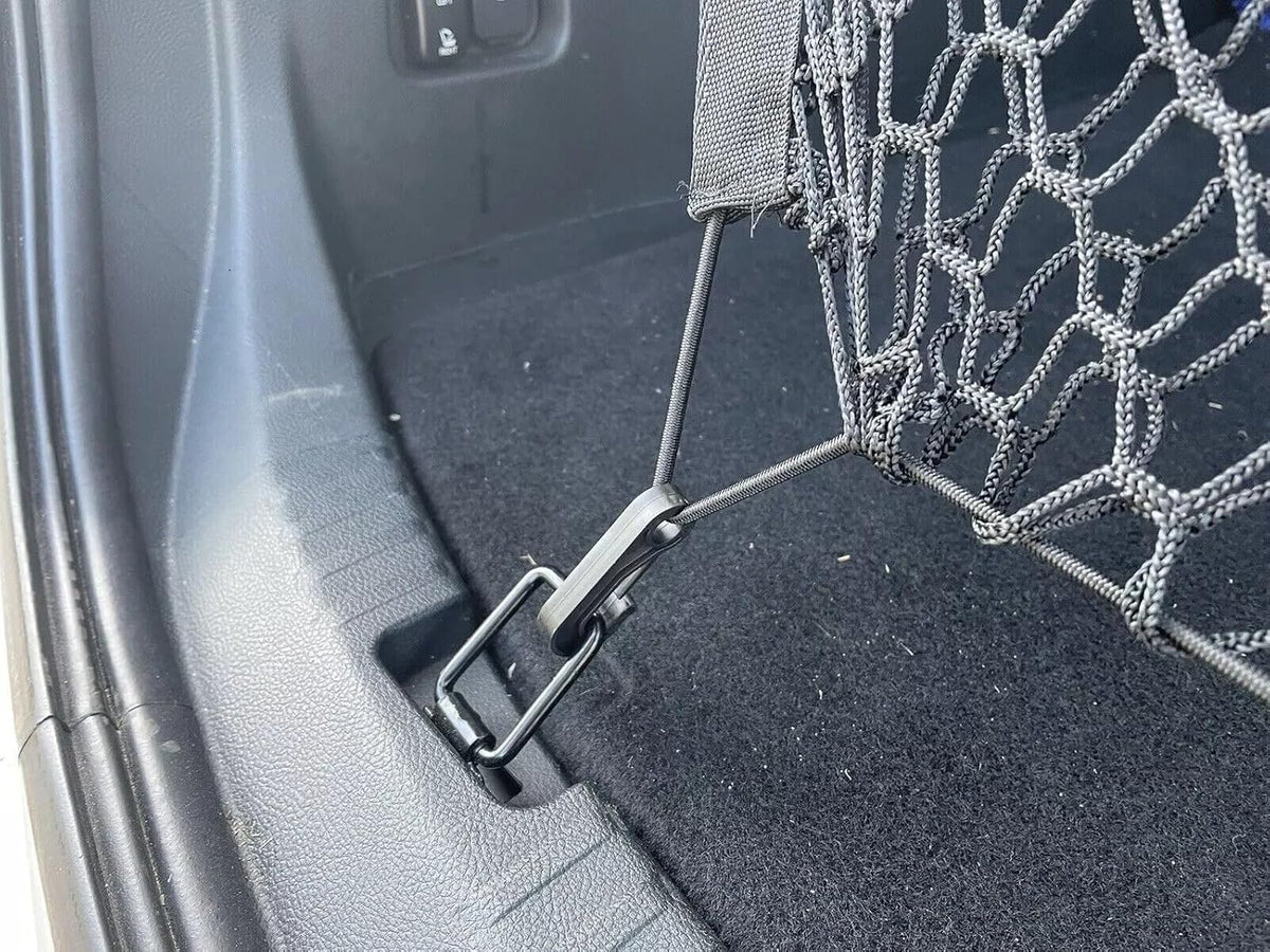 Rear Trunk Organizer Cargo Net for Ford Edge 2007–2024 – Envelope Style Cargo Net for SUV – Premium Mesh Elastic Car Trunk Organizer Vehicle Carrier Storage – Compatible with Edge