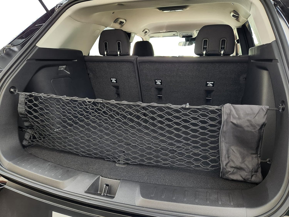 Envelope Style Trunk Mesh Cargo Net for Chevrolet Trailblazer L LS LT ACTIV RS 2021-2026 - Premium Trunk Organizer and Storage - Luggage Net for Crossover - Car Organizer for Buick Encore GX