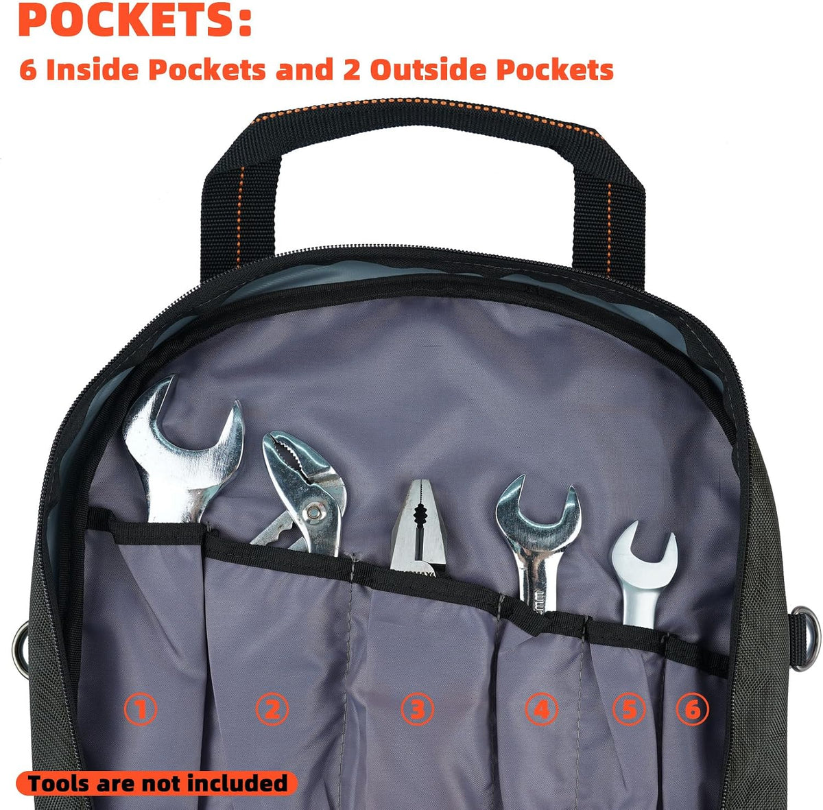 MELOTOUGH Jumper Cable Bag Storage Organizer for EV Charging Cables
