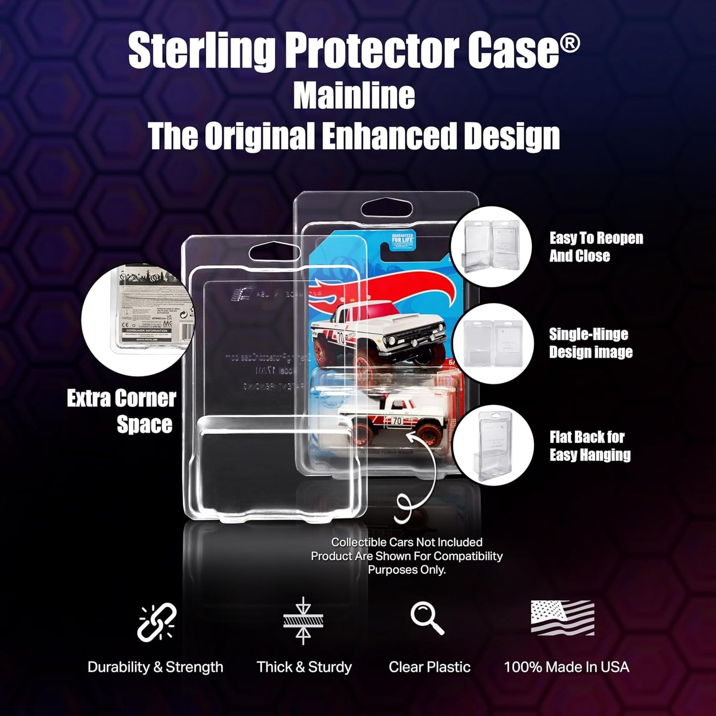 Sterling Protector Case Mainline 120 Pack Model 17201 Card Size 6.5x4.25