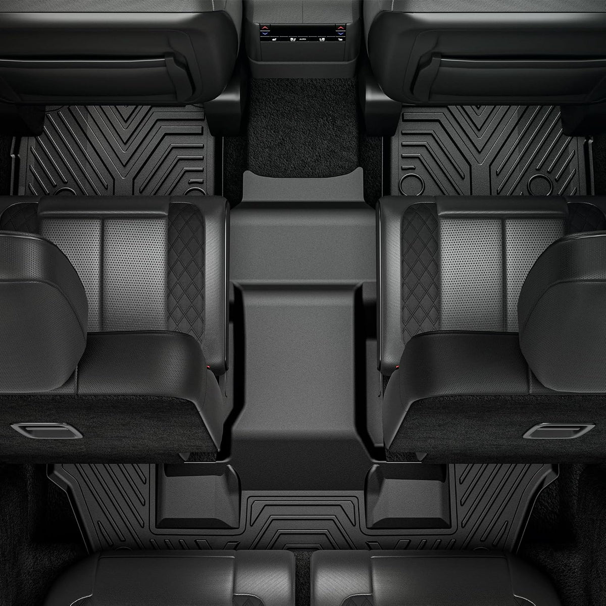 YITAMOTOR Mats for Chrysler Pacifica 2017-2027 7/8 Passenger (No Hybrid)