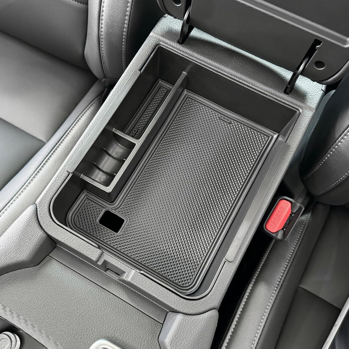 Center Console Organizer Tray for 2020-2025 Nissan Sentra, Black Trim