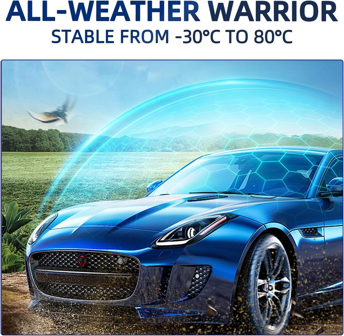 2Pcs Advanced Car Quick-Acting Coating Agent Spray, Scratch Wax Polish Waterless Wash, Quick Effective Coating Spray, Oil Film Emulsion Glass Cleaner