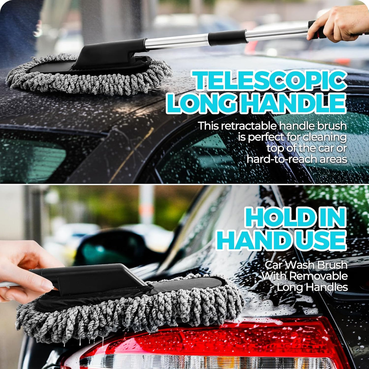ALFLOD 30Pcs Car Detailing Kit for Interior, Exterior and Wheel Cleaning