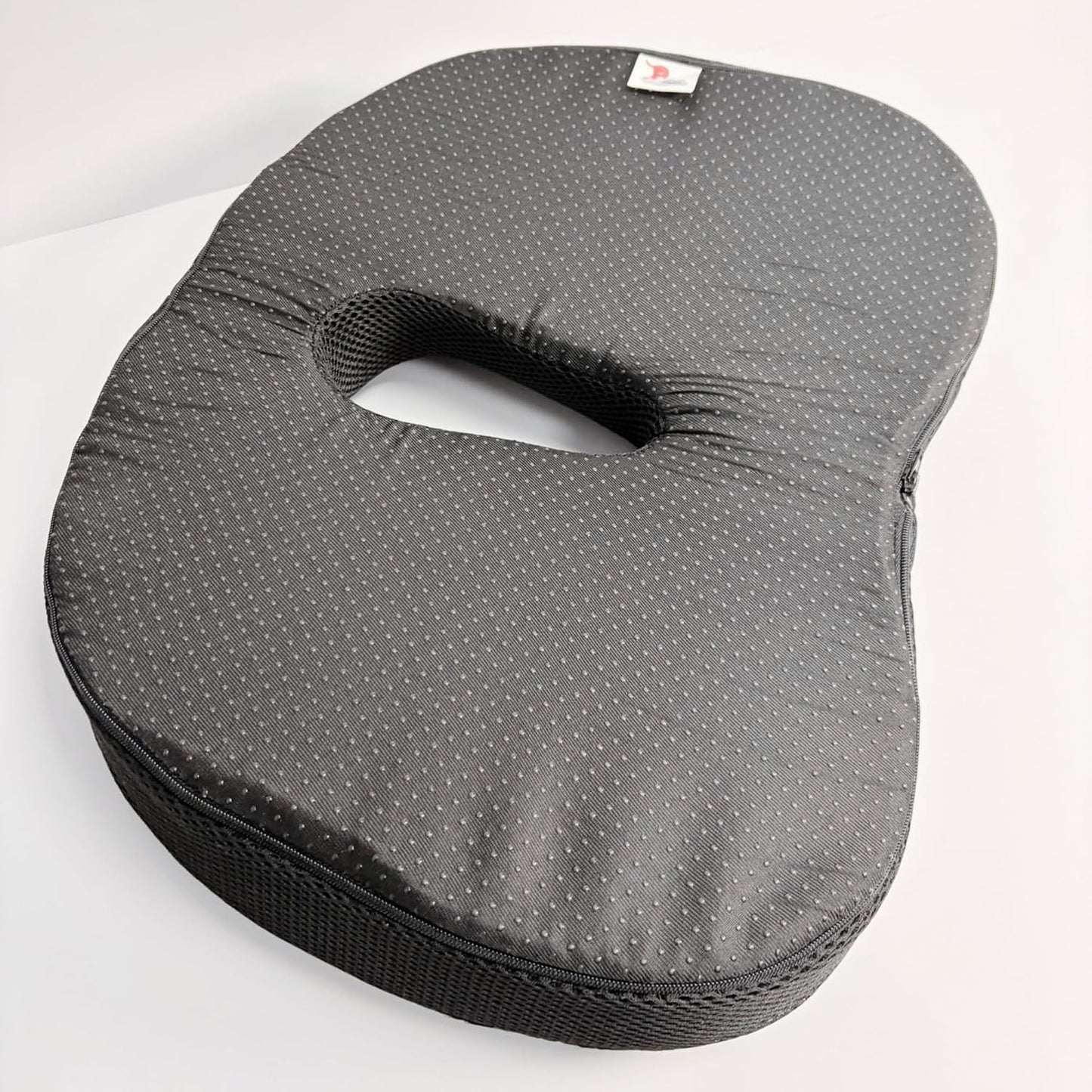Comfort Digest DonutRelax Ergonomic Donut Seat Cushion | Breathable Cover, Center Opening, Non-Slip Base