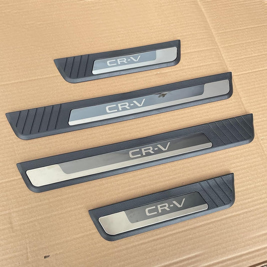 4Pcs CRV Door Sill Protectors for CR-V 2005-2026 2027