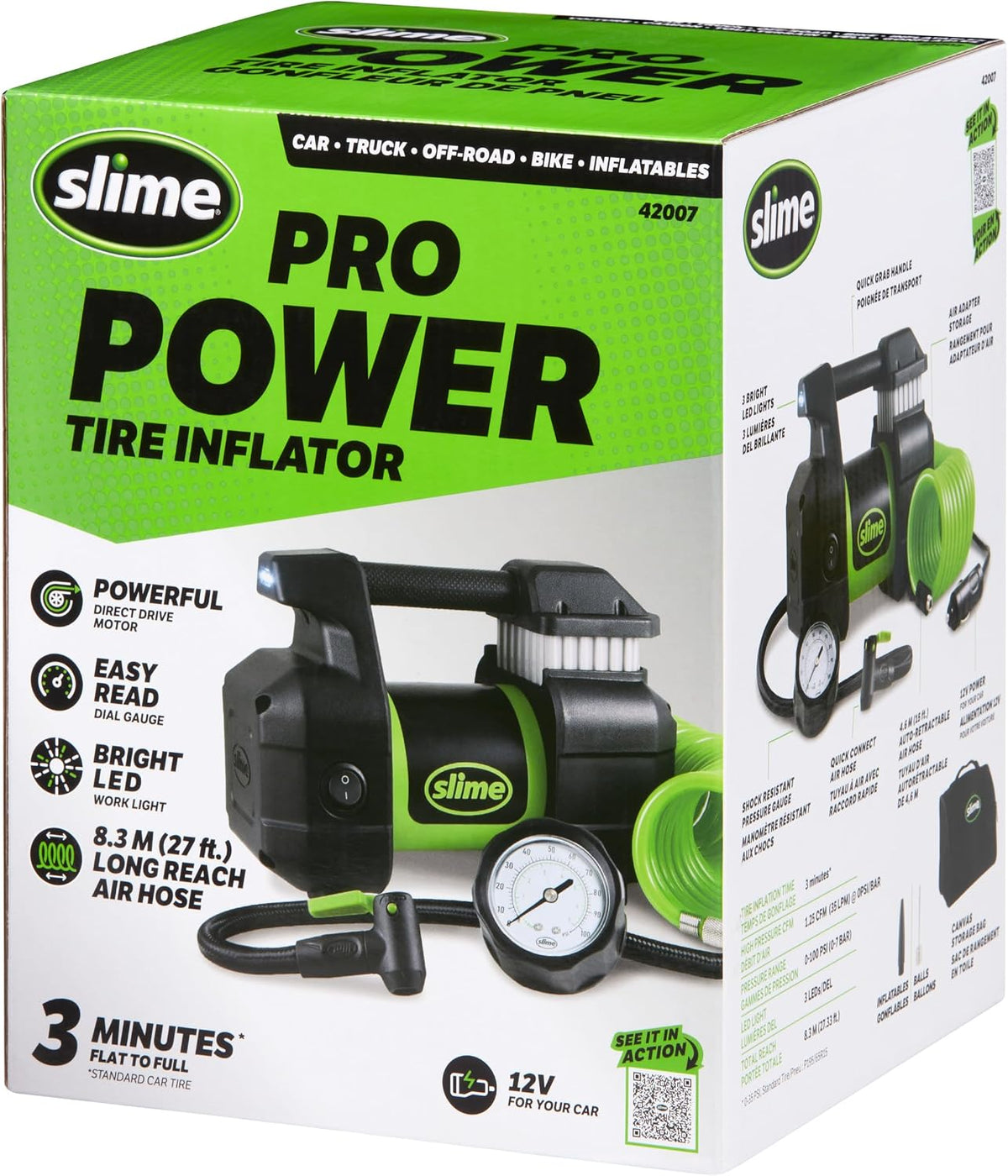Slime 42007 Tire Inflator