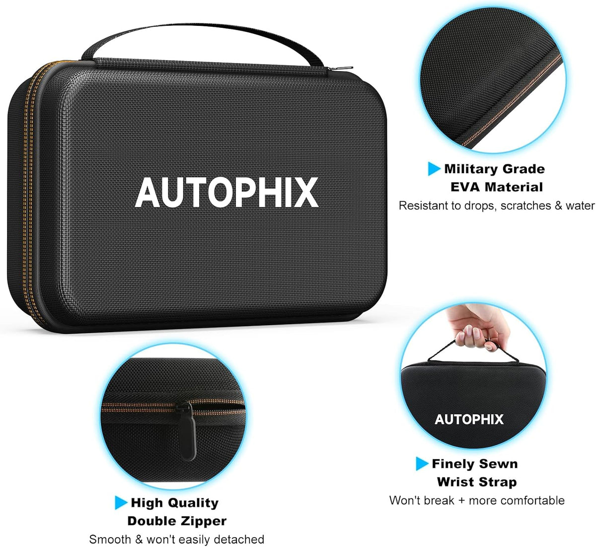 AUTOPHIX Protective Case for OBD2 Scanner, Code Reader & Battery Tester