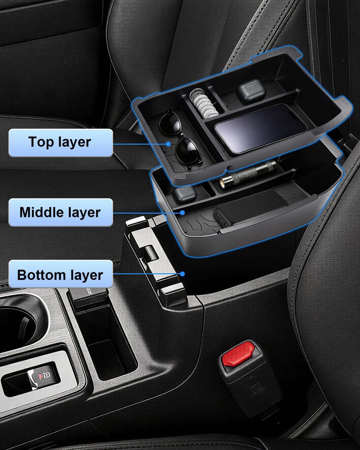 2Packs for 2026 Subaru Outback Center Console Organizer