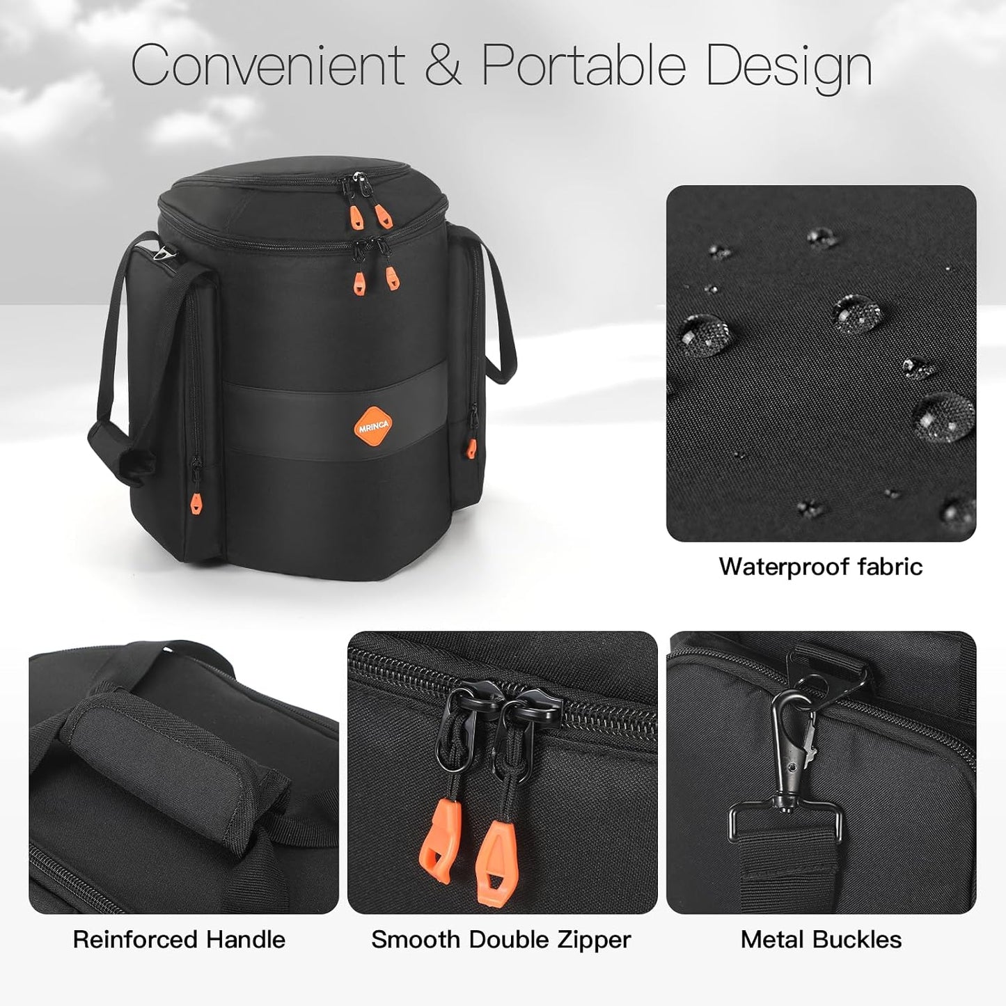 Carrying Case Compatible with Bose S1 Pro/S1 Pro+, Protective Cover Bag with Shoulder Strap, Durable Design for PA System Speaker, Microphones, Charger & Accessories