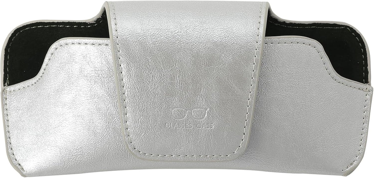 Sunglass Holder for Car Visor, Car Sunglasses Holder Leather, Eyeglasses Holder Glasses Storage Case Visor Accessories