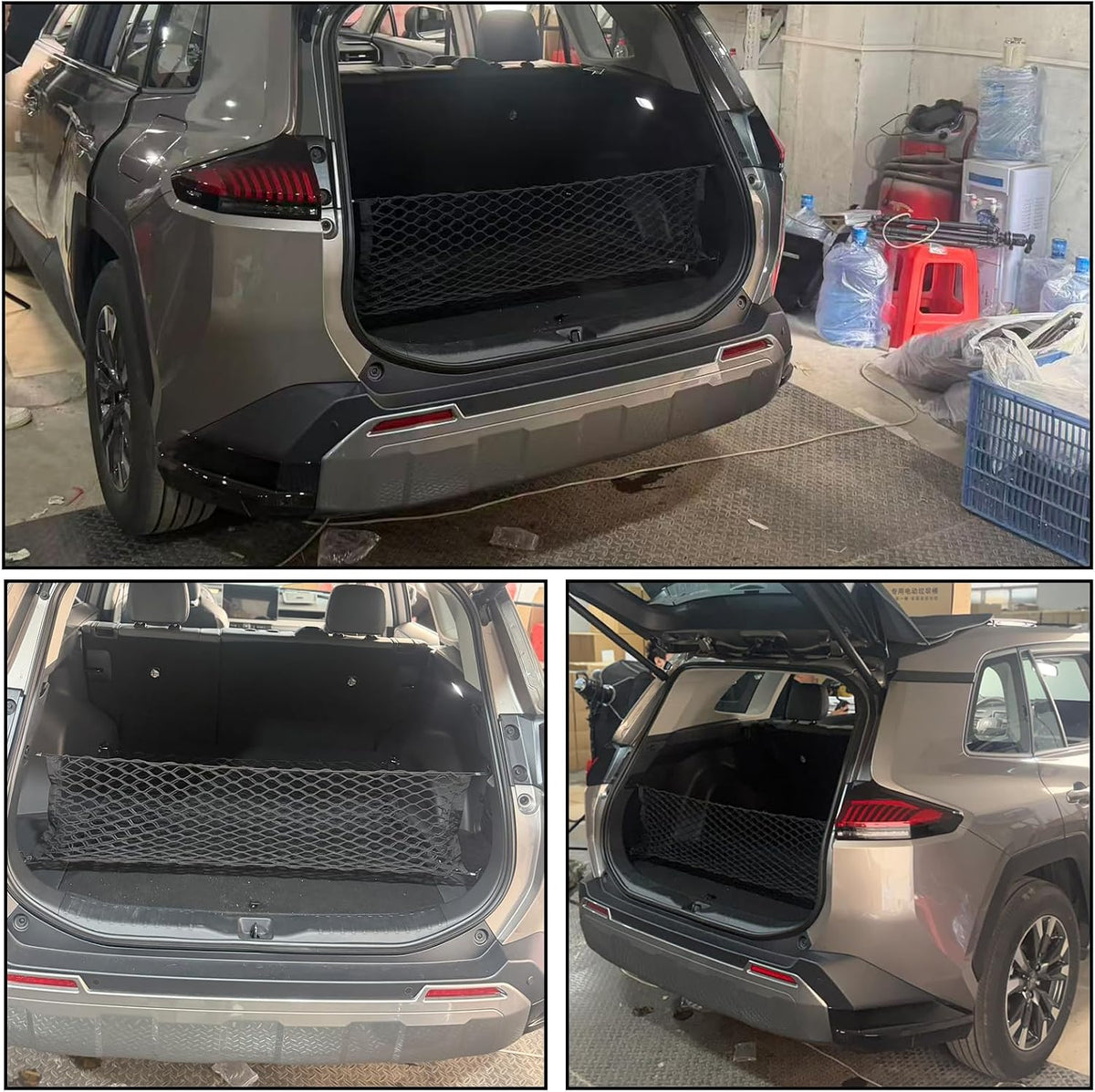 Rear Trunk Envelope Mesh Cargo Net Suitable for 2026 Toyota RAV4 Hybrid LE Limited SE Woodland Edition XLE Premium XSE Plug-ln GRSport Rear Trunk Mesh Cargo Storage Net Bag