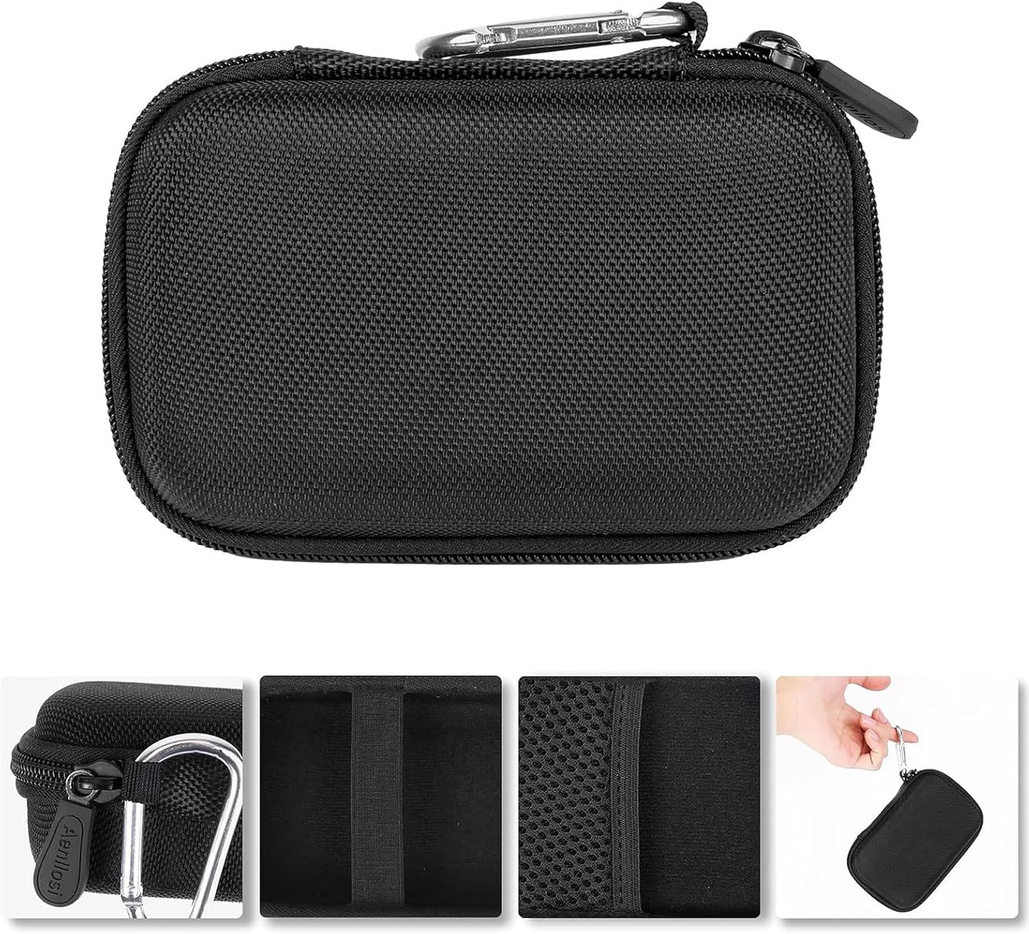 Aenllosi Hard Carrying Case Compatible with OLYMPUS Tough TG-6 / OM System Tough TG-7 Waterproof Camera(Case Only,Black)