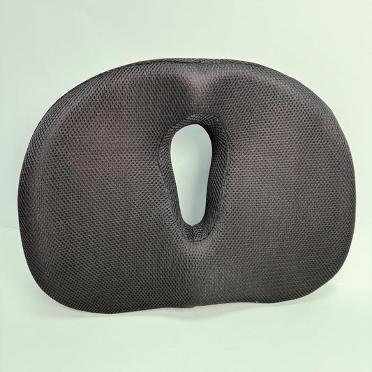 Comfort Digest DonutRelax Ergonomic Donut Seat Cushion | Breathable Cover, Center Opening, Non-Slip Base