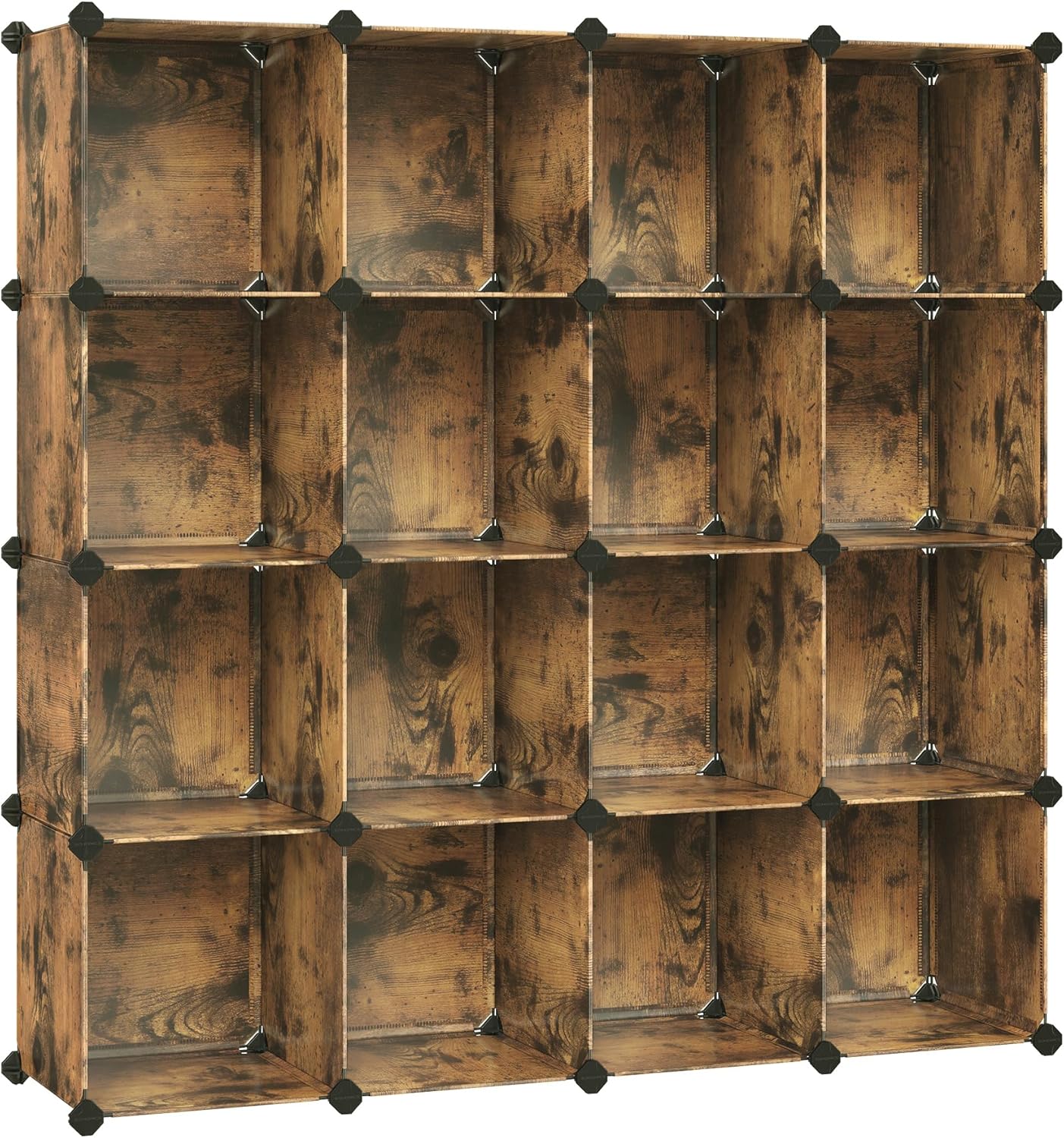 SONGMICS Cube Storage Organizer, 12-Cube Closet Storage Shelves, Modular Bookcase, Black ULPC34HV1
