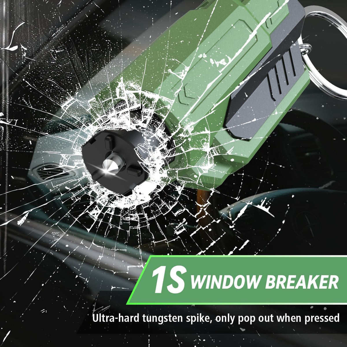 SINSEN Window Breaker Seatbelt Cutter, Car Safety Hammer, Life Hammer Car Escape Tool, Portable Escape Kit