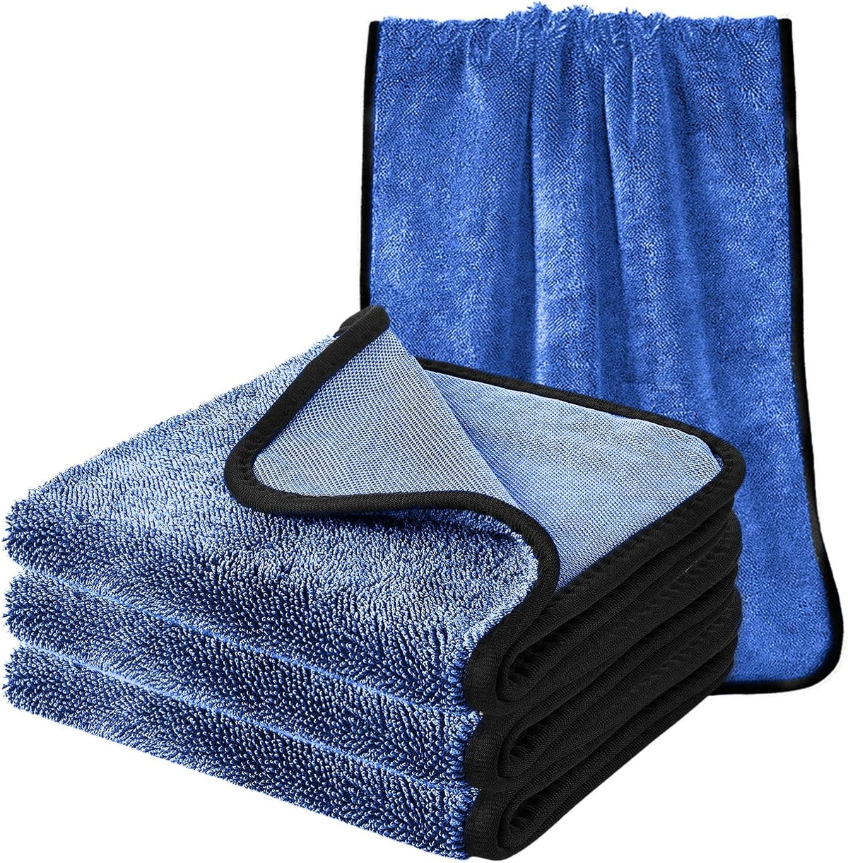 Shiny Cleaning Wipes Shower Cleaning Cloths- 3pcs Super Absorbent Microfiber Bath Towels for Effortless Cleaning of Windows, Bathroom, Car & Home Toilet - Shiny Cleaning Wipes（15.7x23.6in