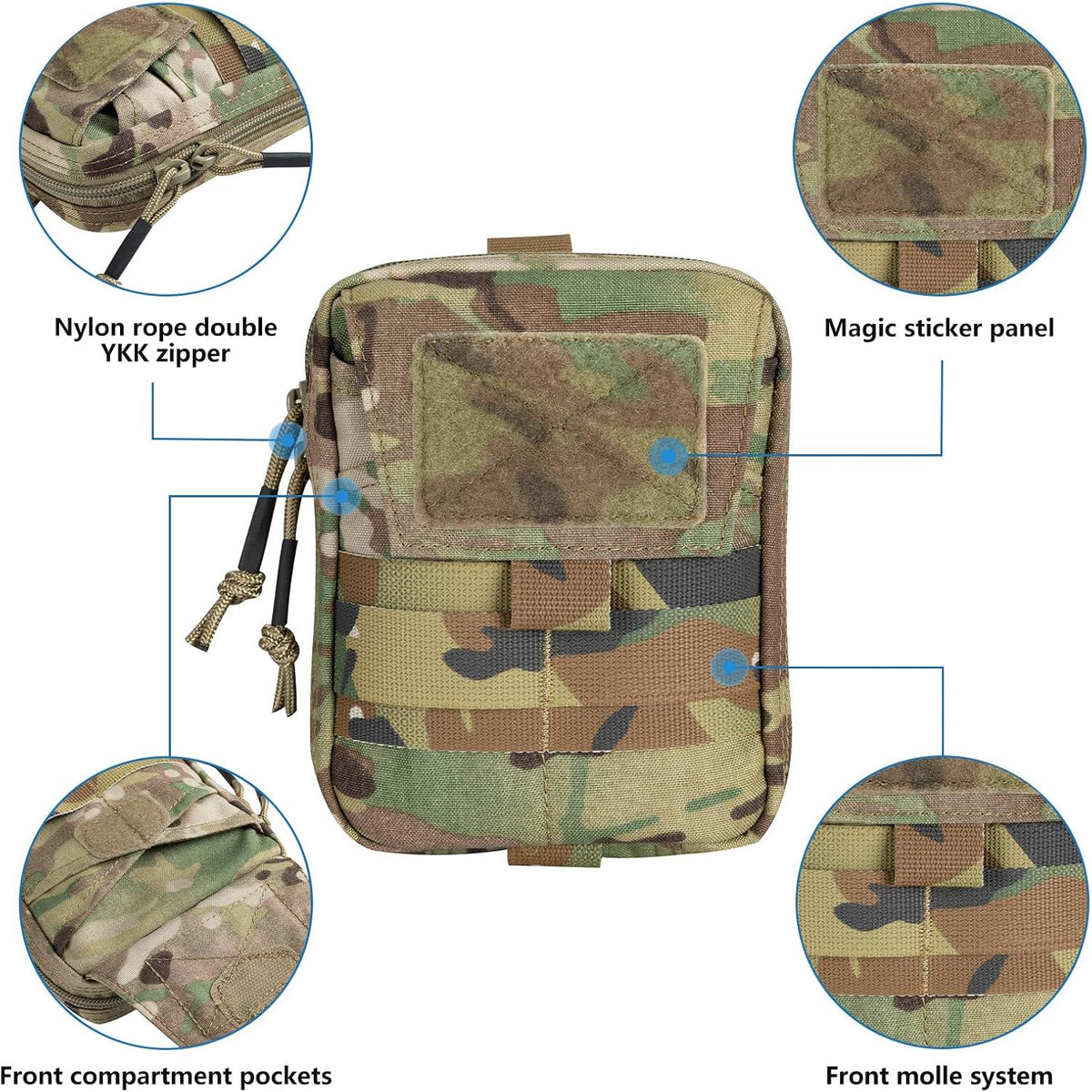 EXCELLENT ELITE SPANKER Molle Admin Pouch Military Utility Tool Pouch