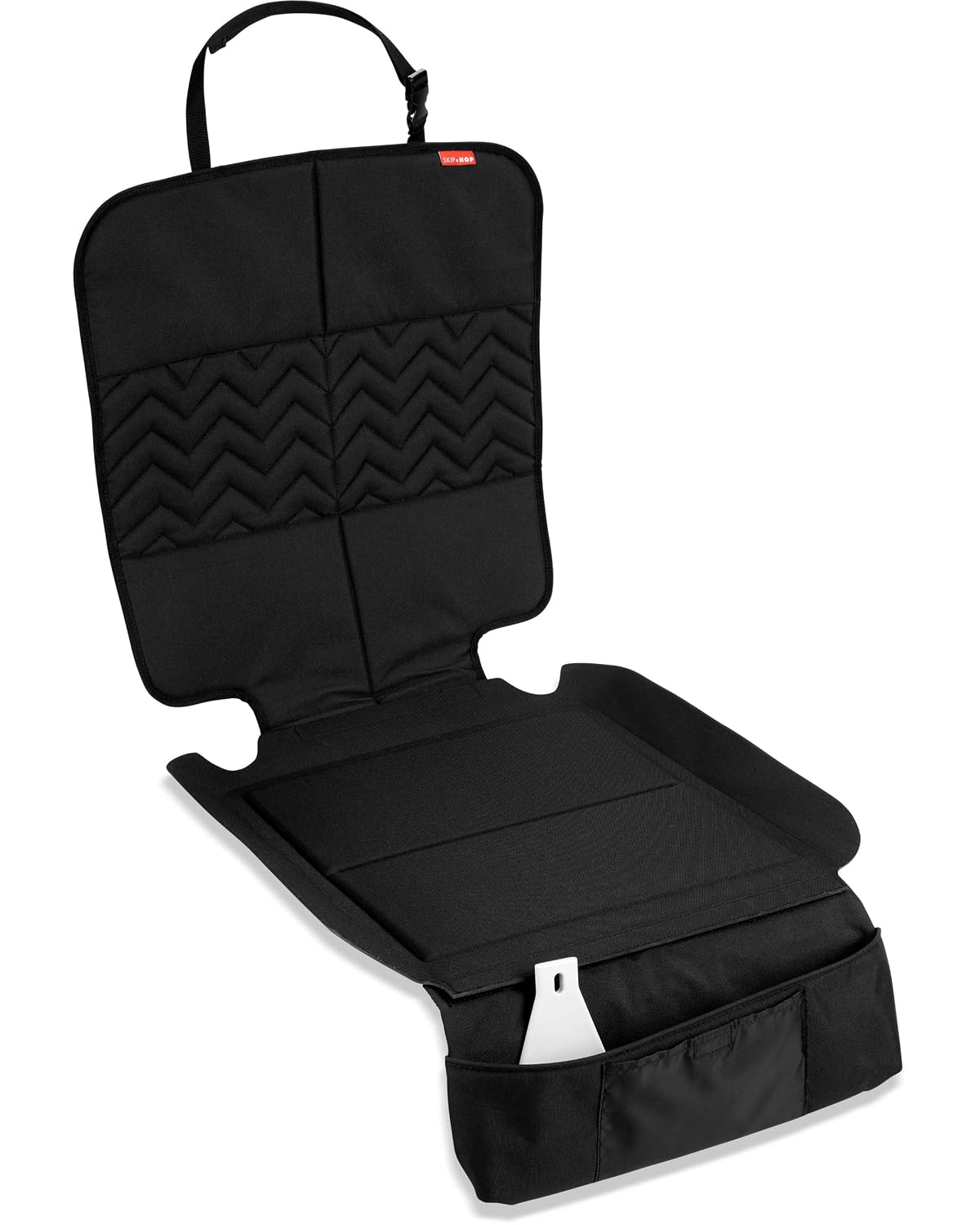 Skip Hop Baby Car Mirror, Style Driven, Black & Clean Child Car Seat Protector, Universal Baby Carseat Cover with Clean Sweep Crumb Catcher