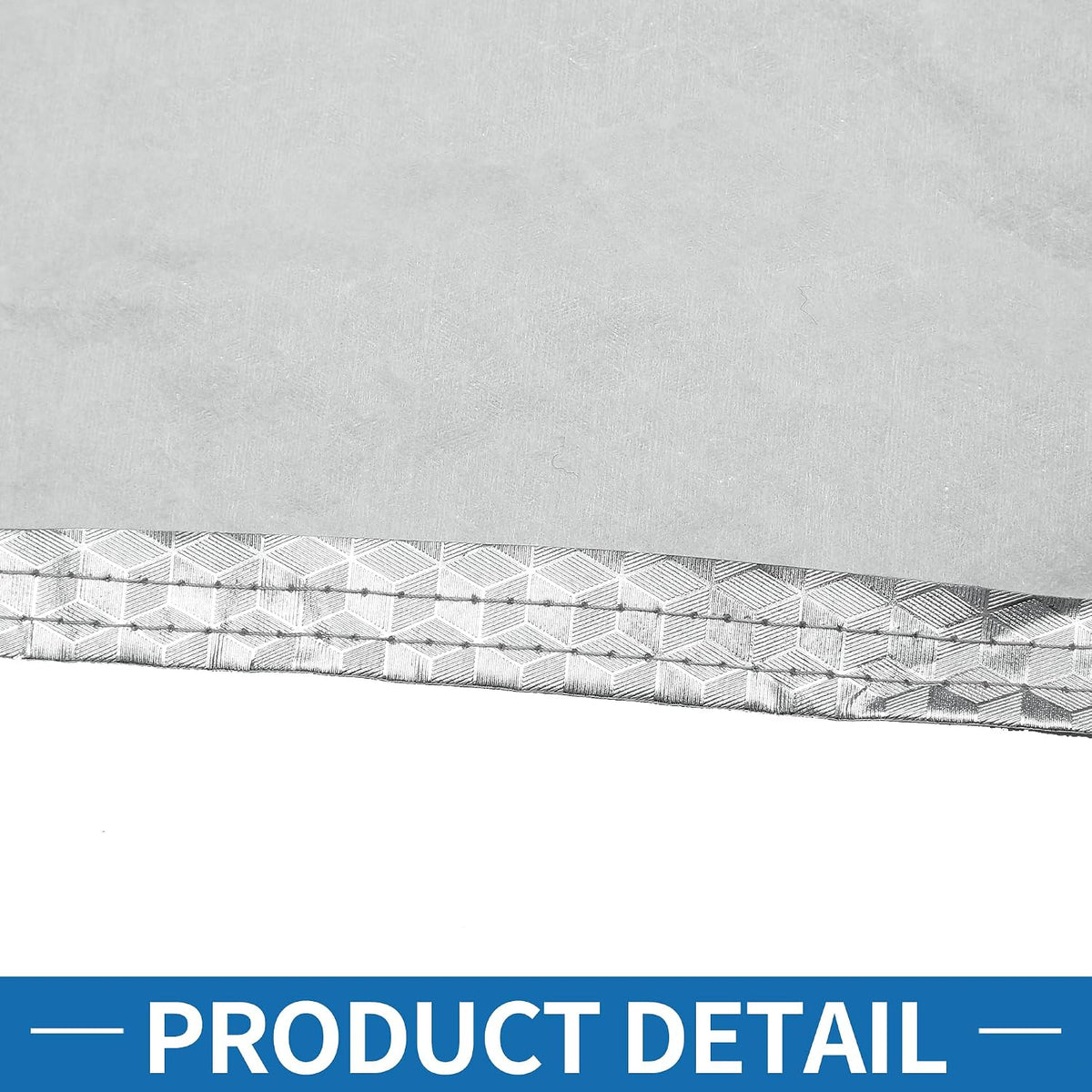Car Windshield Cover with Reflective Straps Silver Tone 79" x 41"