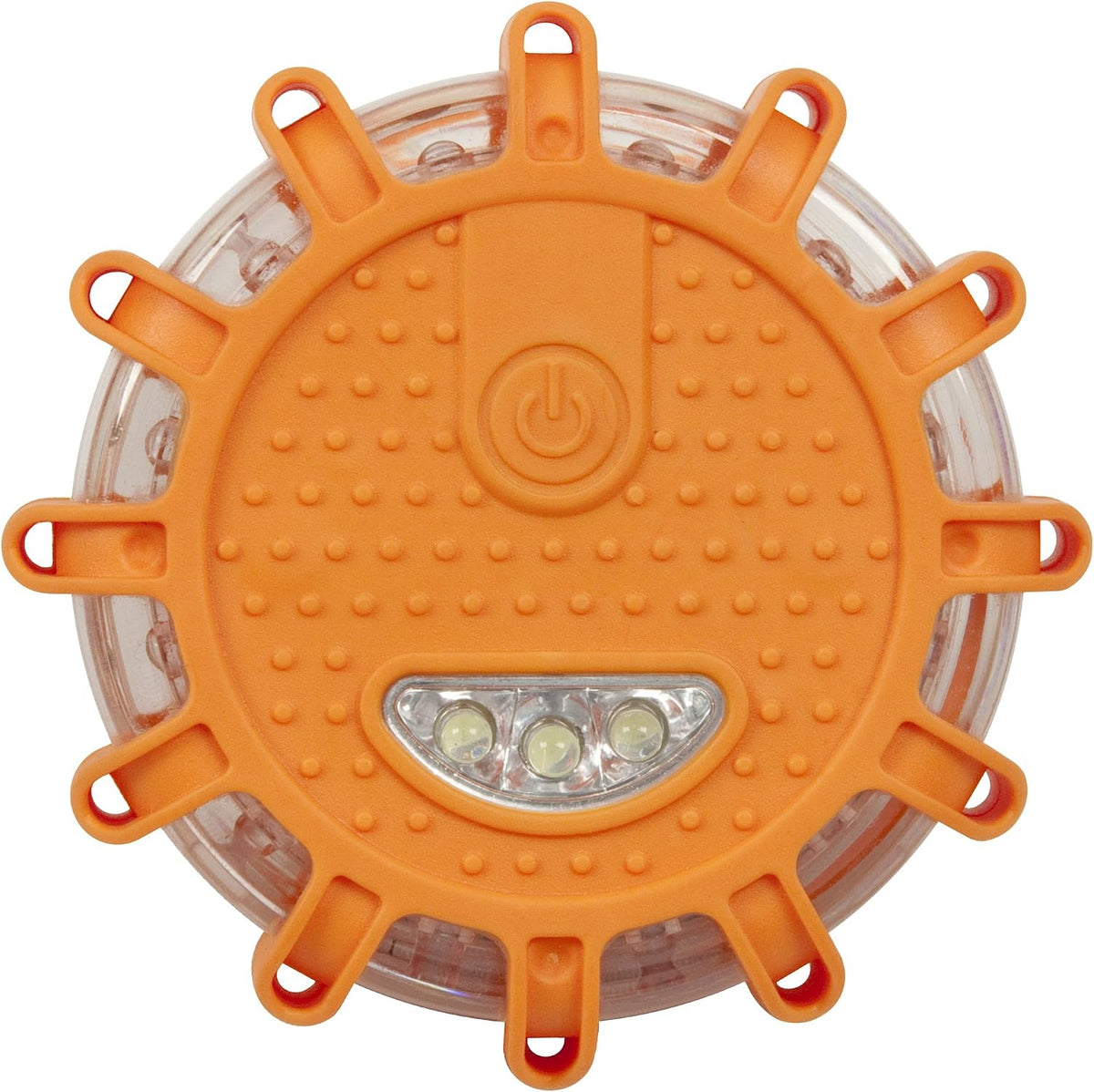 Wagan FRED Flashing Roadside Emergency Disc LED Flare 6 Flash Modes for Roadside Security, Warning Flashing with Magnet and Hook for Vehicles and Boats (FRED PRO - Amber)
