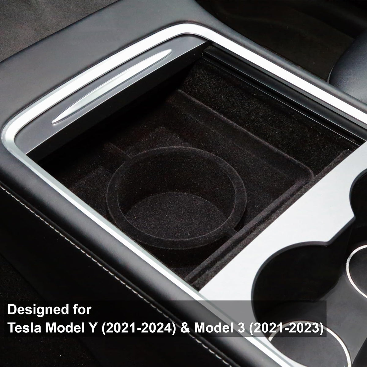 Gen 1 Cup Holder Insert for Tesla Y & 3 Fits 26–32 oz Bottles