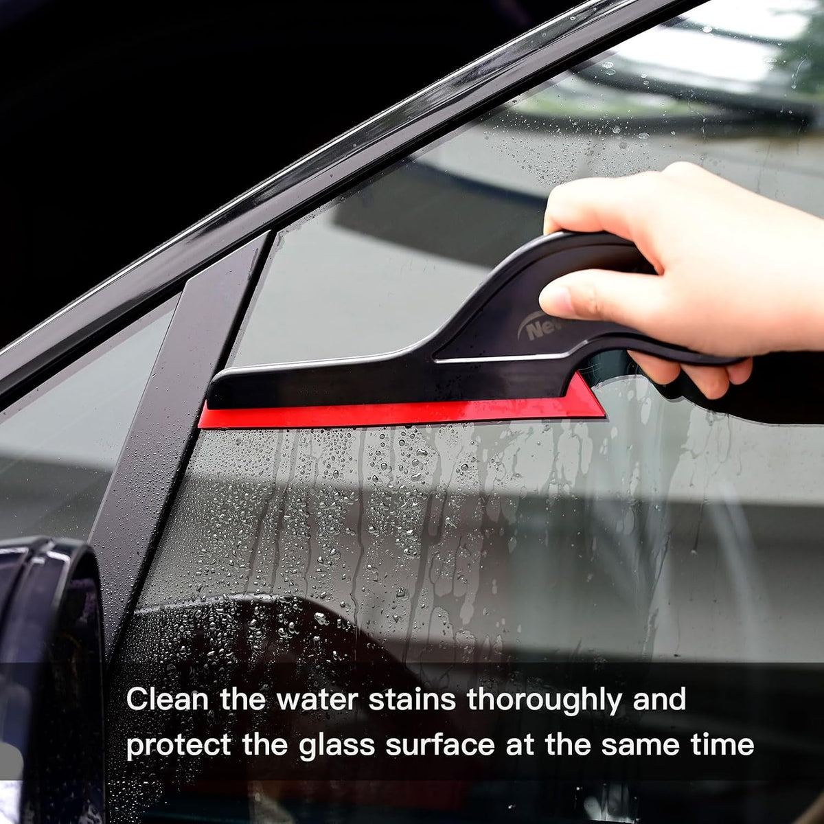 NEWISHTOOL Window Tint Tools, 3 PCS Side Wiper Swiper Silicone Squeegee